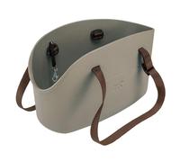 Ferplast Carrier bag for small dogs WITH-ME, EVA, Soft rubber plastic, washable, Adjustable handles, Safety belt included, 21.5 x 43.5 x h 27 cm Dove