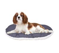 Ferplast Dog Cushion Relax, Cushion for medium-sized dogs, Cat Cushion, Mat for kennels and cars - Washable - in Cotton and Peluche with Soft Padding, 65 x 42 cm. Brown
