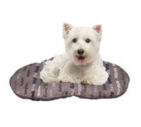 Ferplast Dog Cushion Relax, Cushion for small dogs, Cat Cushion, Mat for kennels and cars - Washable - in Cotton with Soft Padding, 55 x 36 cm. Brown