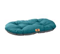 Ferplast Dog Cushion Relax, Cushion for small dogs, Cat Cushion, Mat for kennels and cars - Washable - in Cotton with Soft Padding, 55 x 36 cm. Turquoise
