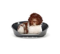 Ferplast Siesta Deluxe Dog Bed - Black - Size 8
