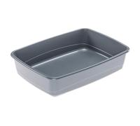 Ferplast Cat Litter Box, Open Cat Litter Tray, Easy to Clean, in Plastic, L 54.5 x W 39.5 x H 12.5 cm