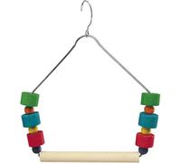Ferplast Wooden Bird Swing - 12.5 x 17.5 cm - With Beads