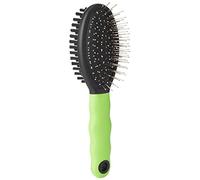 Ferplast Combination brush for cats GRO 5798, Delicate rounded tips, Soft bristles, Ideal for short, medium and long-haired animals, 19,5 x 5,5 x h 5,5 cm