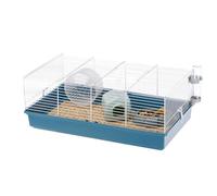 Ferplast CRICETI 11 Large Hamster Cage - Fully Equipped, Spacious Interactive Habitat, Exercise Wheel & Accessories Included - Easy Clean, 57.5x31xh21 cm
