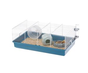 Ferplast CRICETI 11 Large Hamster Cage - Fully Equipped, Spacious Interactive Habitat, Exercise Wheel & Accessories Included - Easy Clean, 57.5x31xh21 cm