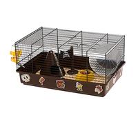 Ferplast CRICETI 9 Themed Hamster Cage - Pirates Design for Kids - Fully Equipped, Comfortable Interactive Habitat, Exercise Wheel & Themed Accessories Included - Easy Clean, 46x29,5xh23cm