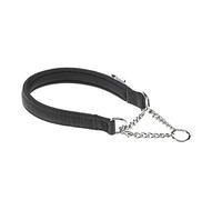 Ferplast Daytona Black Padded Half Choke Chain Dog Collar (Medium - Large)