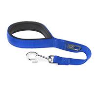 Ferplast DAYTONA GM Extra-Resistant Dog Lead - Soft Padded Handle - Practical Hygienic Bag Holder - Anti-Abrasion - Italian Design - 45 x 2.5 cm, Blue