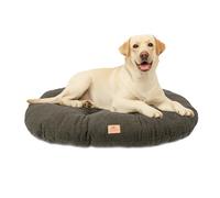 Ferplast Dog Bed Cushion for Large Dogs, Cat Bed, Washable Synthetic Bou abric, Soft Padding, 85 x 55 x h 5 cm. Green