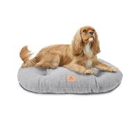 Ferplast Dog Bed Cushion for Medium-Sized Dogs, Cat Bed, Washable Synthetic Bou abric, Soft Padding, 65 x 42 x 4 cm. Grey