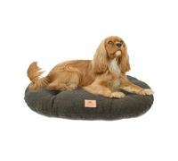 Ferplast Dog Bed Cushion for Medium-Sized Dogs, Cat Bed, Washable Synthetic Bouclé Fabric, Soft Padding, 65 x 42 xh 4 cm. Green