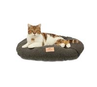 Ferplast Dog Bed Cushion for Small Dogs, Cat Bed, Washable Synthetic Bouclé Fabric, Soft Padding, 43 x 30 x h 3 cm. Green