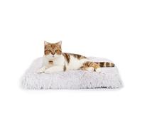 Ferplast Dog Bed Indoor Cushion for Dogs Soft in Long Fur, Cat Cushion Super-Padded Bed Extra Comfort and Warmth, 65 x 40 xh 12 cm