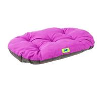 Ferplast Dog Bed Large Dog Cushion Washable Pet Mattress in Cotton with Soft Padding, 100 x 63 cm. Sky Purple