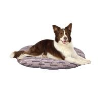 Ferplast Dog Bed Large Dog Cushion Washable Pet Mattress in Cotton with Soft Padding, 85 x 55 cm. Brown