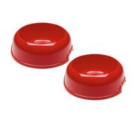 Ferplast Dog Bowls PARTY, Non-Slip Rubber Base, Food and Water Plastic Bowl Easy to Clean, 18,5 x h 6,1 cm. (0,5 L)