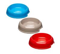 Ferplast Dog Bowls PARTY, Non-Slip Rubber Base, Food and Water Plastic Bowl Easy to Clean, 23 x 5 7,7 cm. (1 L)
