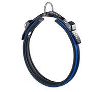 Ferplast Dog Collar ERGOCOMFORT, Collar for Medium Size Dogs, Closure with Micro-adjustment, Soft Padding, Quick Release, Blue