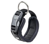 Ferplast Dog Collar GENIUS C15/35, Reflective, Breathable, Adjustable, Quick Release Magnetic Closure, Collar for Small Size Dogs, Soft Padding, Black