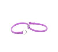 Ferplast Dog Collar, Training Collar with Adjustable Rings, in Nylon Cord, Length 35 cm, Thickness 8 mm, Purple