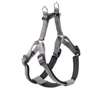 Ferplast Dog Harness DAYTONA, Medium Size Dog Harness, Padded, Adjustable, Grey