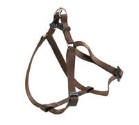 Ferplast Dog Harness Large Size EASY XL, Adjustable Dog Harness, Easy to Wear, 63-94 cm. Brown