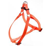 Ferplast Dog Harness Medium EASY M, Adjustable Dog Harness, Easy to Wear, 45-63 cm. Orange