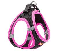 Ferplast Dog Harness Medium KAORI M, Breathable Dog Harness, Padded and Adjustable, Easy to Wear, Reflective Edges, Chest 44-48 cm. Rose