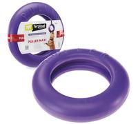 Ferplast Dog Toy, Dog Training Ring, Chew Toy, for Running, Jumping, Pulling, Robust Non-Toxic Material, Floating, PULLER MAXI, Large Size Dog Toys, 1 Fitness Ring
