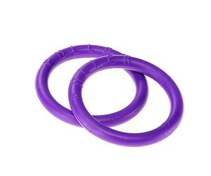 Ferplast Dog Toy, Dog Training Ring, Chew Toy, for Running, Jumping, Pulling, Robust Non-Toxic Material, Floating, PULLER MICRO, Puppy and Small Dog Toys, Set of 2 Fitness Rings