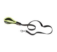 Ferplast Dog Lead ERGOFLUO, Dog Lead for Medium Dog, Ergonomic Padded Handle, in Nylon. Size 120 cm, Yellow