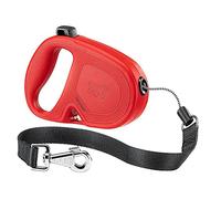 Ferplast Extendable Leash for Large Dogs FLIPPY ONE CORD L, 5 m retractable cord, max 35 kg, Red