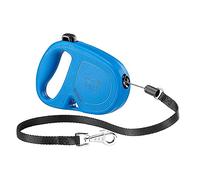 Ferplast Extendable Leash for Medium Dogs FLIPPY ONE CORD S, Retractable cord 4,5 m, max 12 kg, Blue