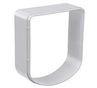 Ferplast Extension for door for cats and small dogs Swing door SWING 3 and 5 EXTENSION 16.3 x 5 x h 18.4 cm - Depth: 5 cm, White