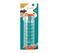 Ferplast FPI 8" Straight Space Tunnel Hamster Mouse Tube, Clear, 1 Count (Pack of 1), 8010690030791