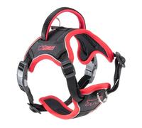 Ferplast GENIUS Small Size Dog Harness, Reflective, Breathable, Adjustable, Quick Release Magnetic Closure, Dog Harness, Soft Padding, Red