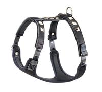 Ferplast Giotto Luxor Dog Harness, M, 40-50 cm/ 60-70 cm, Black