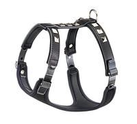Ferplast Giotto Luxor Dog Harness, M, 40-50 cm/ 60-70 cm, Black