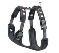 Ferplast Giotto Luxor Dog Harness, S, 32-42 cm/ 46-56 cm, Black