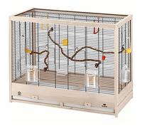 Ferplast Giulietta 6 Bird Wooden Cage, 81 x 41 x 64 cm, Black