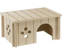 Ferplast Guinea Pig Wooden House, House for Guinea Pig, Small Pet House, FSC Ce