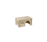 Ferplast Guinea Pig Wooden House, House for Guinea Pig, Small Pet House, FSC Certificated Wood, 26 x 17.3 x 13 cm