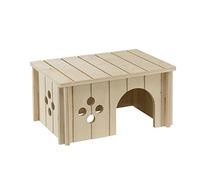 Ferplast Guinea Pig Wooden House, House for Guinea Pig, Small Pet House, FSC Certificated Wood, 26 x 17.3 x 13 cm