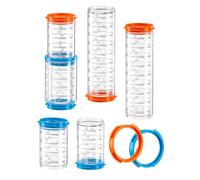 Ferplast Hamster Tube Set - Cage Accessory, 7 Pieces, Transparent Tunn