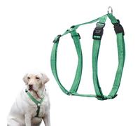 Ferplast Harness for Giant Dogs, Adjustable, Easy to Wear, Made from 100% Recycled Plastic from PET Bottles, XXL, Green