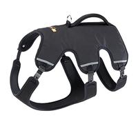 Ferplast Adjustable Dog Harness XL Chest 82-92 cm with Handle, Black