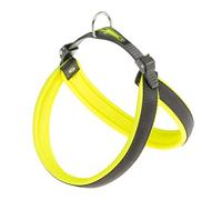 Ferplast Harness for Medium-Sized Dogs AGILA FLUO 4 Dog Harness with Soft Padding, Quick Release and Attachment System, Chest Size 44-52 cm. Yellow