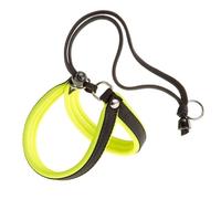 Ferplast Harness for Small Dogs AGILA FLUO 2 Dog Harness with Soft Padding, Quick and Simple Drawstring Closure System, Chest Size 32-50 cm. Yellow
