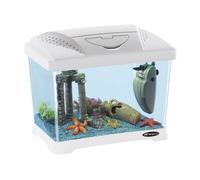 Ferplast Hydor Plastic Aquarium Capri Junior, Capacity 21 L, Lamp And Internal Filter, White